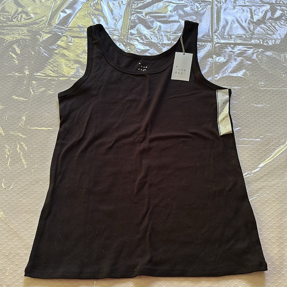 A New Day Fitted Black Tank Top - Picture 2 of 6